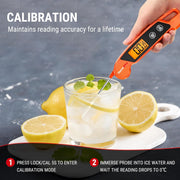 LABART TP603W IPX6 Waterproof Food Thermometer with Temperature Probe for BBQ